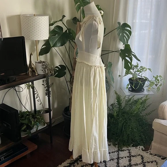 Free People Boho Suspender Jumper Overall Skirt/ Dress S - Picture 14 of 16